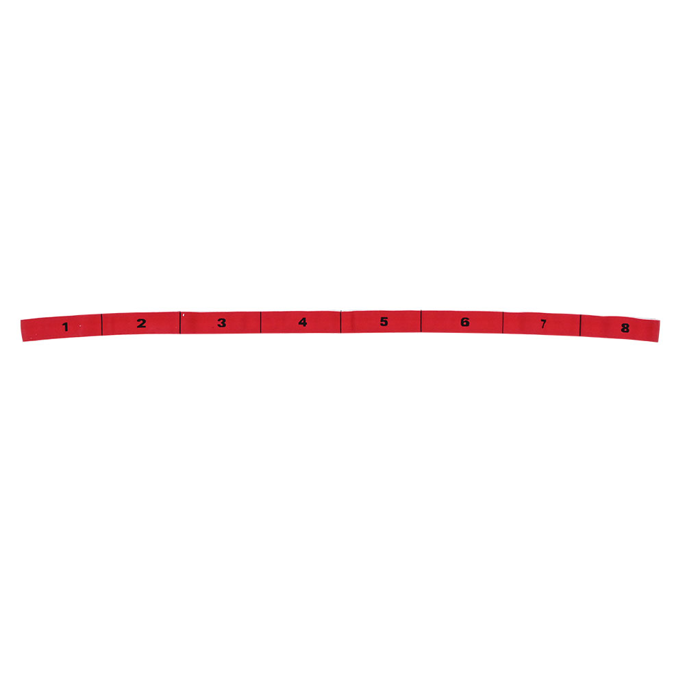 Elastic 8 Loops Band 4cm x 120cm Red (X-FIT)