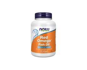 Red Omega Fish Oil 90 softgels (Now Foods)