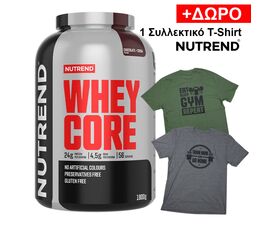 Whey Core 1800g + ΔΩΡΟ Συλλεκτικό T-Shirt (Nutrend)