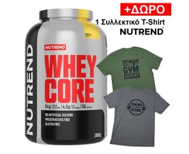 Whey Core 1800g + ΔΩΡΟ Συλλεκτικό T-Shirt (Nutrend)