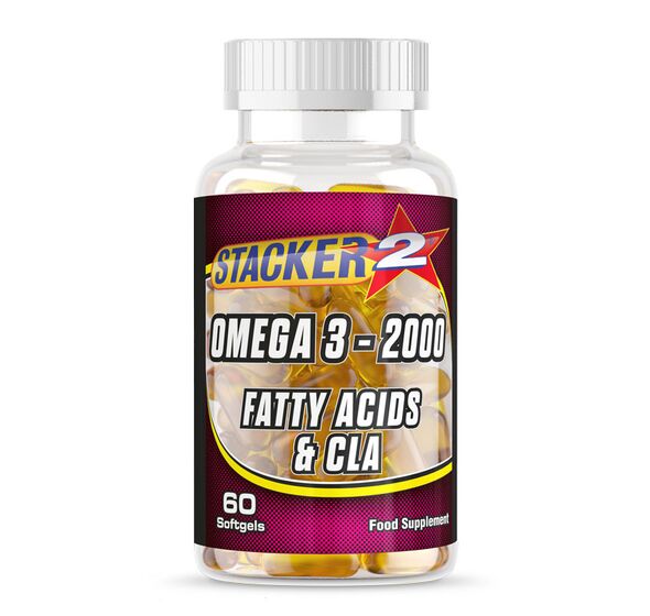 Omega 3 - 2000, 60 softgels (Stacker2)