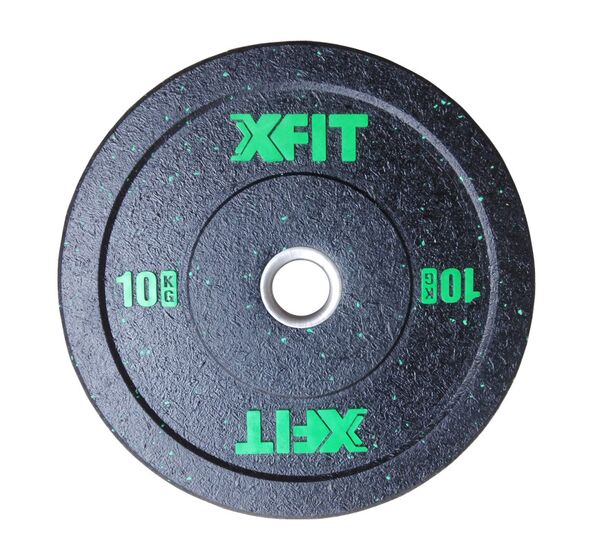 Hi Temp Bumper Plate 10kg (38216) (X-FIT)