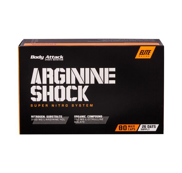 Arginine Shock 80 Maxi caps (Body Attack)