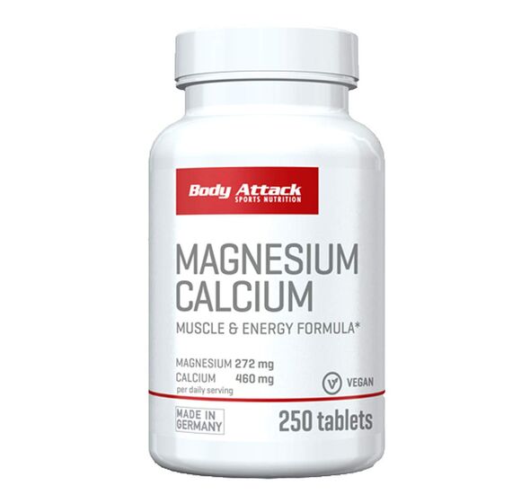 Magnesium Calcium 250tabs (Body Attack)