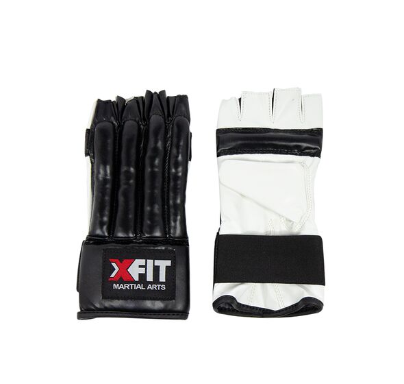 PU Cutting Leather Gloves Black/White (CFK-007) (X-Fit)