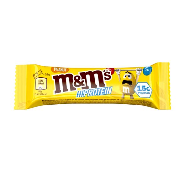 M&amp;Ms Hi Protein Bar 51g (Mars)