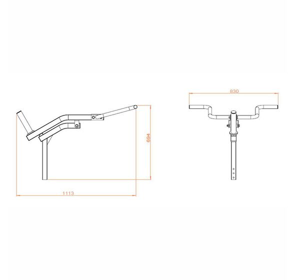 Tricep Attachment for X-FIT 95