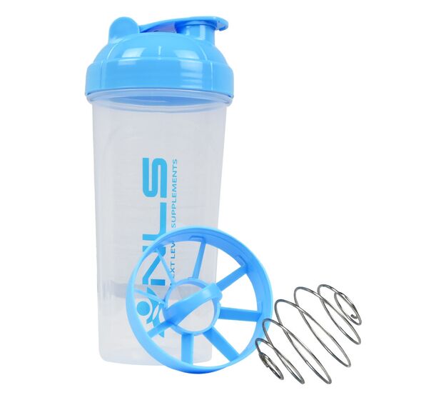 Protein Shaker Transparent Light Blue 700ml (NLS)