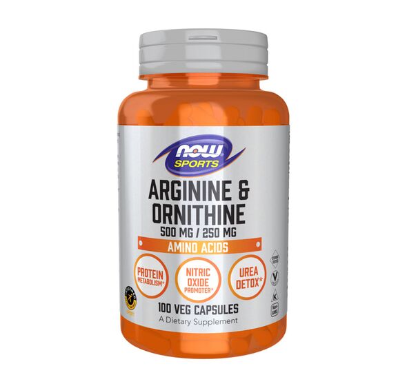 Arginine &amp; Ornithine, 100 Veg caps (Now Foods)