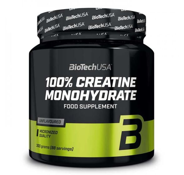 100% Micronized Creatine Monohydrate 300g (BiotechUsa)