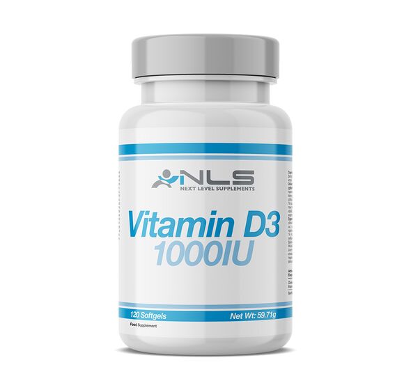 Vitamin D3 1000iu 120softgels (NLS)