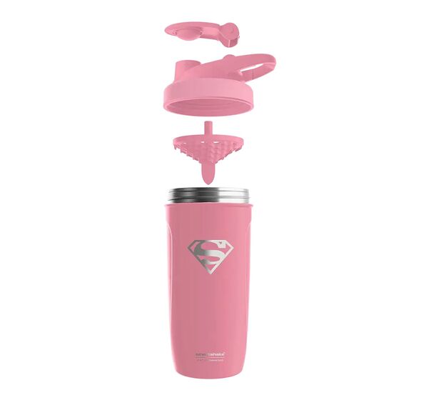 SmartShake Reforce Stainless Steel 900ml Supergirl