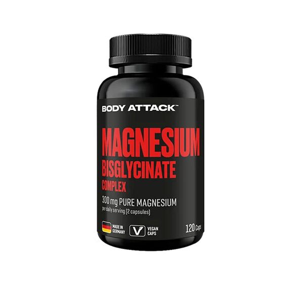 Magnesium Bisglycinate 120 Vcaps (Body Attack)