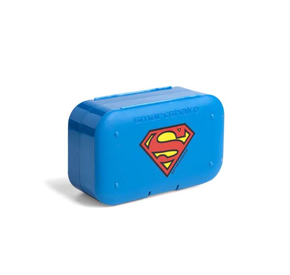 SmartShake Pill Box Organizer DC 2 Pack Superman