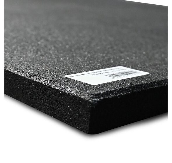 Black Shock Absorbing Rubber Tile 1000x1000x25mm (X-FIT)