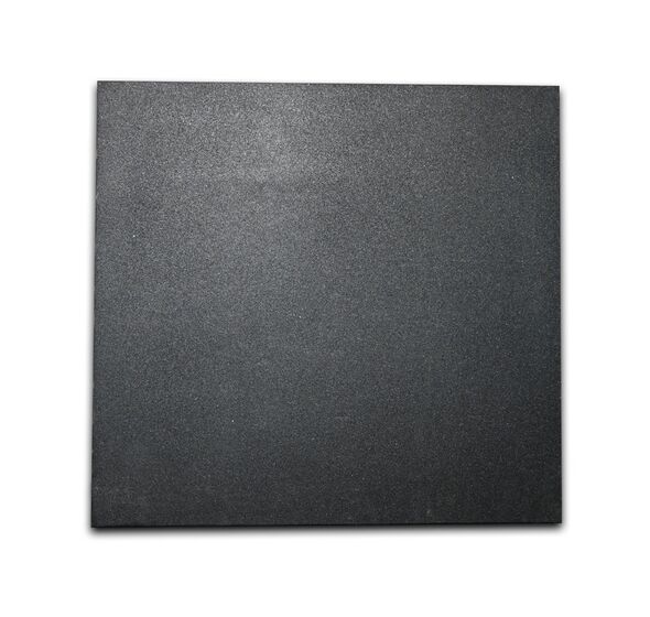 Black Shock Absorbing Rubber Tile 1000x1000x25mm (X-FIT)