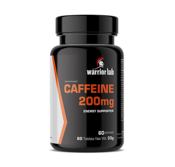 Caffeine 200mg, 60 tabs (Warriorlab)