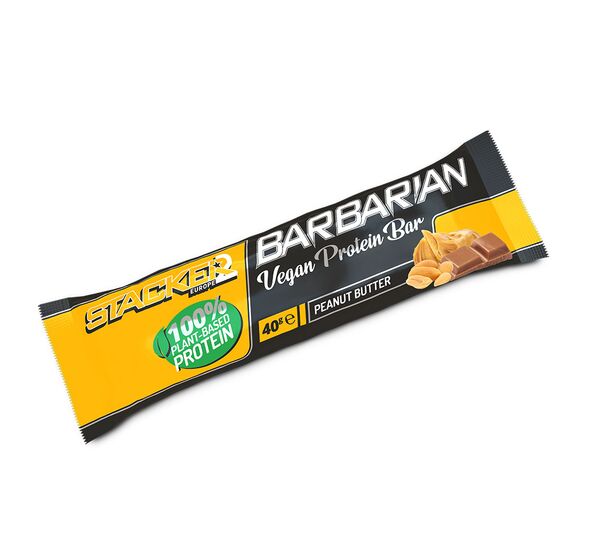 Barbarian Vegan Protein Bar 40g (Stacker2)